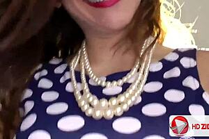 lovely brunette loves blowing her guys cock