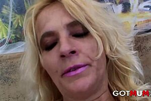 Blonde Cougar Got Her Prey In Intense Session