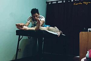 relaxing massage that ends with a gay blowjob