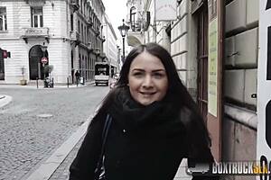 Anina silk enjoys hardcore public sex outdoors