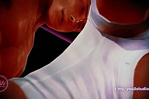 Helena's Treasure in Wild 3D Cock Sucking