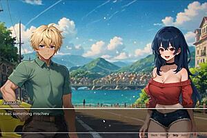 i’m teasing her boyfriend with voyeur ideas in hentai game ep 3 fun