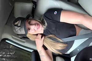 Carona ends with outdoor fuck and facial in forest