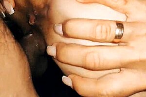 Naughty wife in stockings begs for hard anal pounding from husband POV