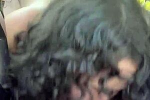 Streetwalker surprised by creampie