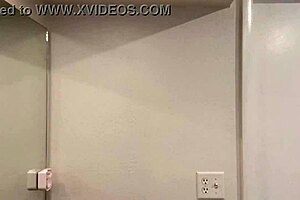 i prepare for porn shoot backstage with brunette bodybuilder solo