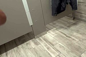 home depot bathroom becomes a jerkoff spot for him