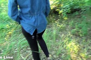 Secret Forest Fuck: Can You Spot Us Hiding?