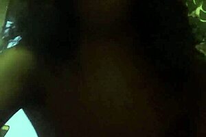 practicing throat training exercises using various toys solo