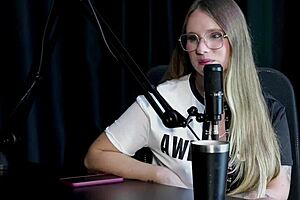 Naty varga started as a model, then made hot sex videos with women in sheer red lingerie 😏