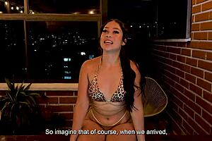 colombian teen seduces masseuse in jacuzzi for wet handjob and cum in mouth