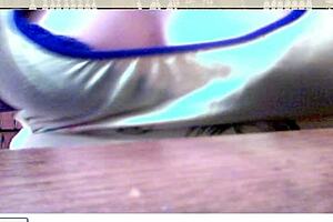 Detailed View Of Amateur Teen Webcam Girl Engaging In Explicit Sexual Acts On Camera