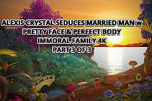 Alexis Crystals worships throbbing cock with deepthroats and face sitting! 😏💦