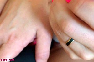 milf moans loud from multiple orgasms with toys close-up