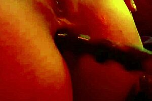 She's sliding that new toy deep in her ass until she cums hard.