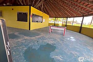 Brazilian Brunette Gets Cum on Tits from Tattooed Guy After Beach Massage