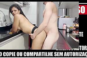 amateur kitchen sex with tight pussy and big tits