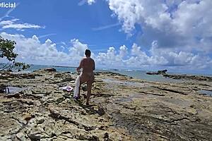 Ted Licks Juicy Pussy In Public POV, Blowjob And Cunilingus With Beautiful Big Tits.