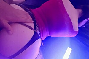 Curvy milf gets deep anal fingering action