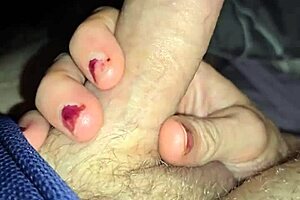 Wife Jerks, Blows, And Fucks For Cum On Ass 😏