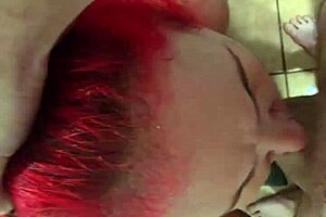 Damn, Amber on Her Knees for Daddy! Homemade Blowjob Submission Like Never Before in Raw Action!