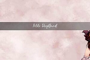 Tied submissive girl gets double penetration and facial