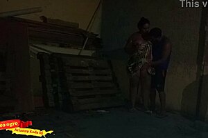 Tired Husband, Neighbor Helps With Work