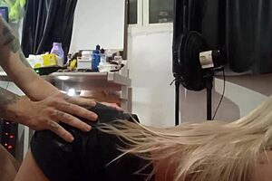 Stepdaughter Caught Masturbating Outdoors and Punished with Sex Toy in Public