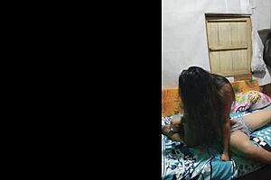 My stepsister sucked my dick while I licked her pussy 😍