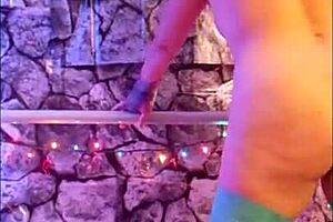 Hotwife steffi dances with her big pussy lips in homemade video