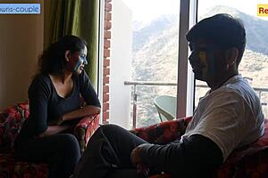 Rachna’s naughty adventure with the hotel staff on a hilltop