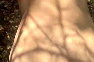 Damn, banging my university mate in the forest during camping!