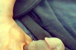 Man Fantasizes About Girlfriend While Masturbating in Garage, Slow Motion Cumshot.