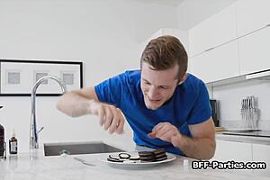 Pajama party turns into wild foursome.