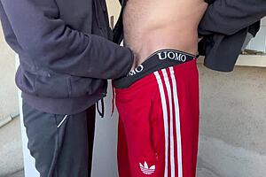 Intense Homemade Blowjob With Neighbor in Laundry Room