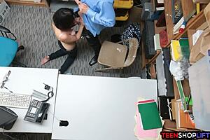 Teen Shoplifter Blows Security Guard