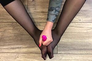 Do you want me to give you a handjob in sexy nylon?