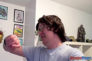 Yorkshire nerds tricked into sucking cocks and cum in mouth.