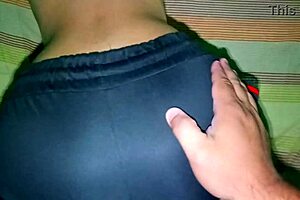 My stepdaughter gives amazing blowjob in doggystyle.