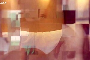 Student tied up in lingerie, teased with orgasm denial.