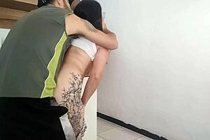 While My Husband Showered, I Had Rough Sex With His Friend In Our Home.