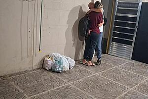 College kids ditch class for secret sex behind school