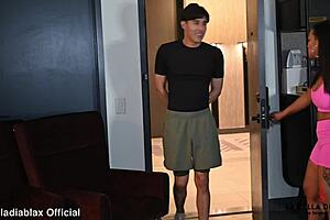 super hot cock hungry milf makes son's friend creampie her dripping pussy