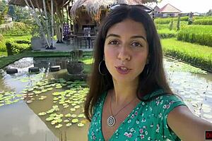 public cafe cumwalk, eating pasta carbonara with sperm on face, so risky! 😲