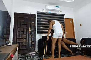 Want to see this amateur couple's sloppy blowjob and pussy licking in doggy?