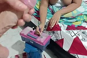 me masturbating while my wife gets her nails done