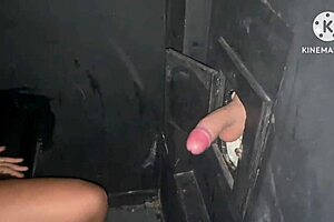 Wife rubs bareback on young stud in hotel cabin, craving more! Watch her tight pussy lips and big clit!