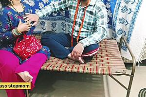 Tailor bangs hot Indian woman at his shop. She moans through every wild thrust!