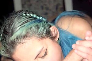 My Best Friend’s Girl Gives SLOPPY BLOWJOB at His Place!