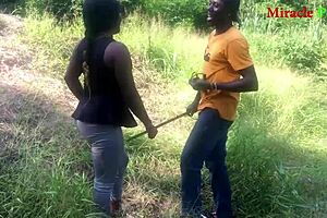 The second time a guy got laid in the forest with the bush